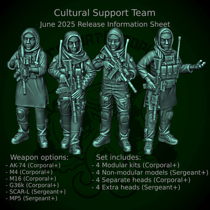 Combat Octopus - Cultural Support Team (Female Monopose) June 2025
