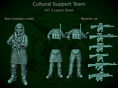 Combat Octopus - Cultural Support Team (Female Monopose) June 2025