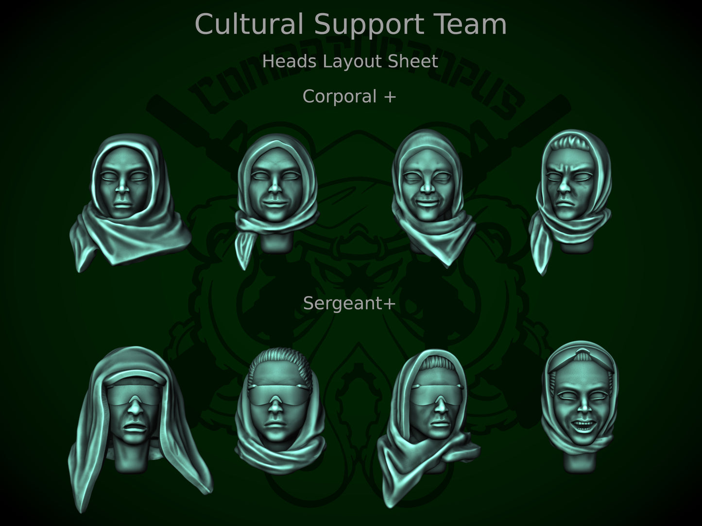 Combat Octopus - Cultural Support Team (Female Monopose) June 2025