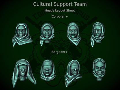 Combat Octopus - Cultural Support Team (Female Monopose) June 2025