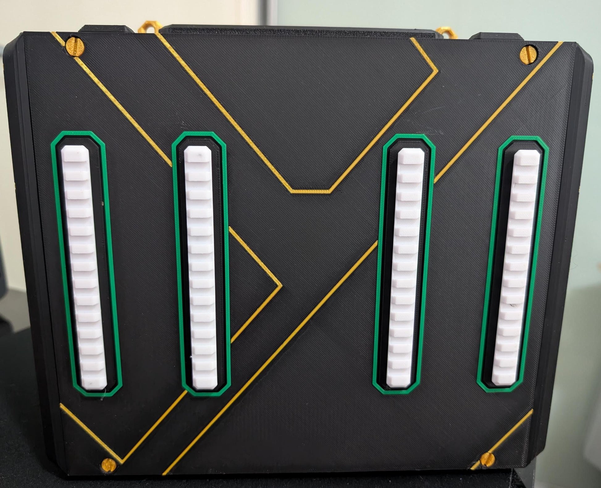 Layered Industries miniatures carrying case with stylish design and durable construction for wargaming accessories