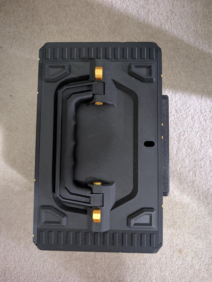 Durable miniatures carrying case from Layered Industries with secure handle and rugged design