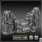 Layered Industries Wargame Terrain District 012 Building Set for tabletop gaming scenarios