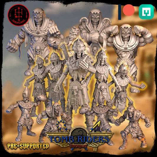 Fantasy Football Miniatures collection featuring detailed characters and dynamic poses for tabletop gaming