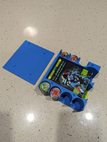Layered Industries Wargame Accessories Organizer in Blue for Storing Game Tokens and Cards