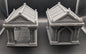 Layered Industries graveyard terrain set featuring detailed mausoleums and stone textures