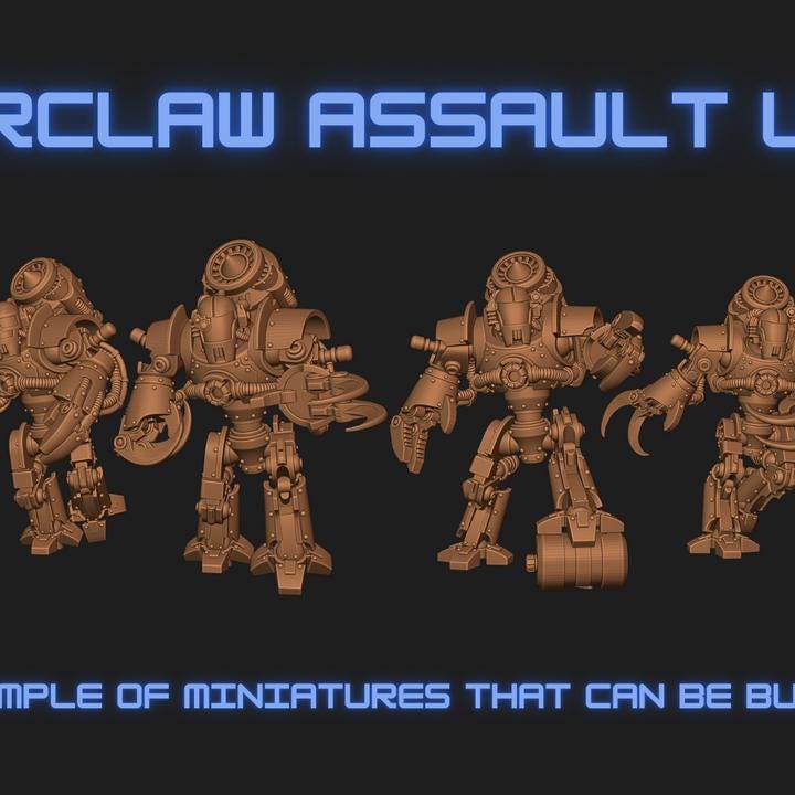 Bear Claw Kit - Proxy Models for Horus Heresy Miniatures