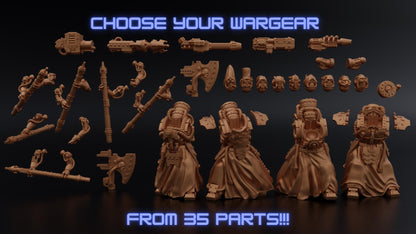 Security Cyborg Kit - Proxy Models for Horus Heresy Miniatures