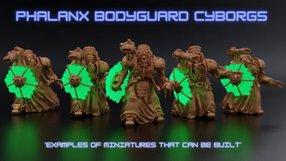 Phalanx Bodyguard Cyborg Kit - Proxy Models for Horus Heresy Miniatures