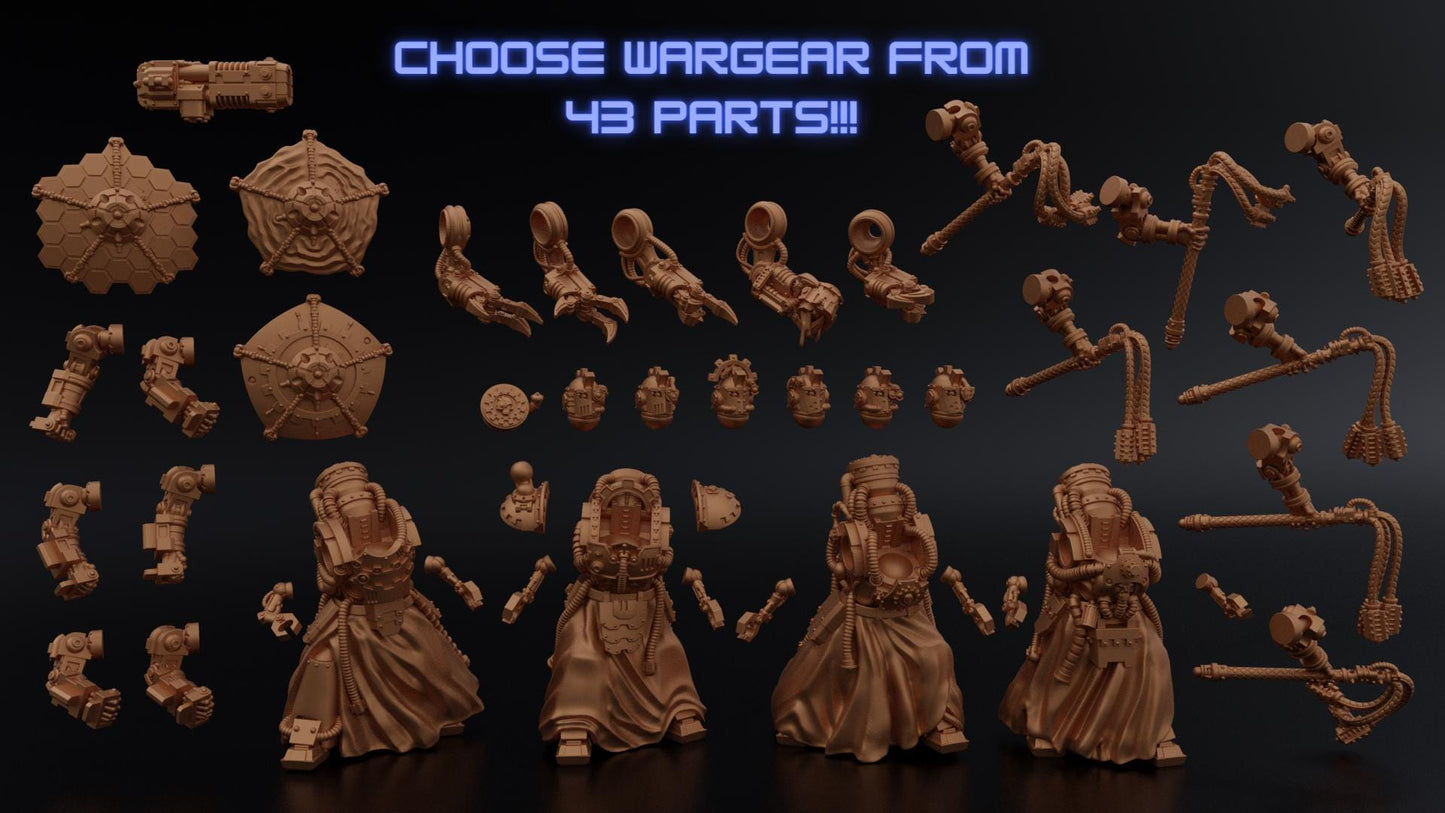 Phalanx Bodyguard Cyborg Kit - Proxy Models for Horus Heresy Miniatures