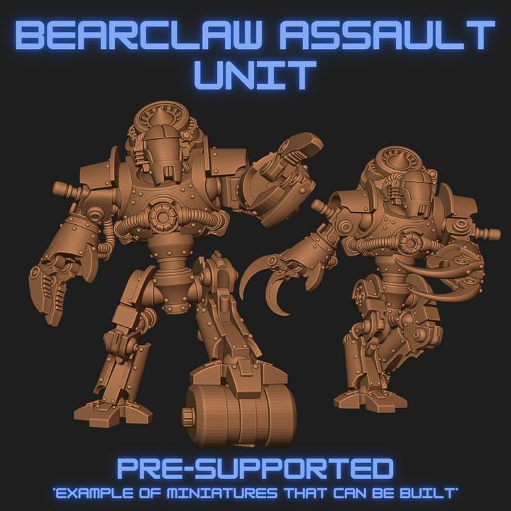 Bear Claw Kit - Proxy Models for Horus Heresy Miniatures