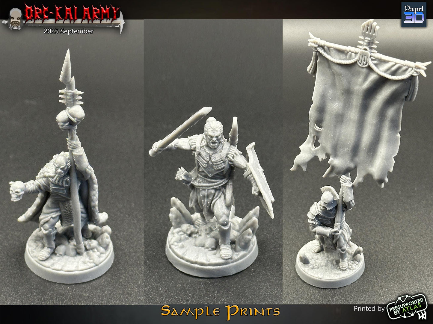 Orc-Kai Black Berserkers - Proxy Models for Middle Earth