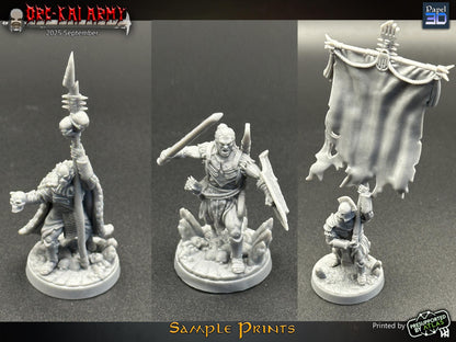 Orc-Kai Spearmen - Proxy Models for Middle Earth