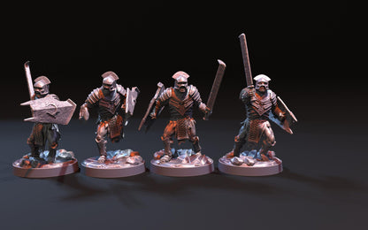 Orc-Kai Shieldmen - Proxy Models for Middle Earth