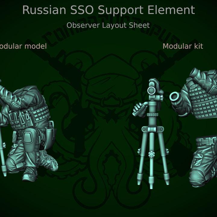 Combat Octopus - Russian SSO Support Element Monopose July 2025