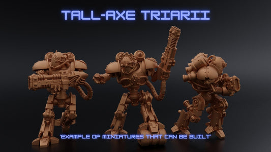 Tall Axe Kit - Proxy Models for Horus Heresy Miniatures