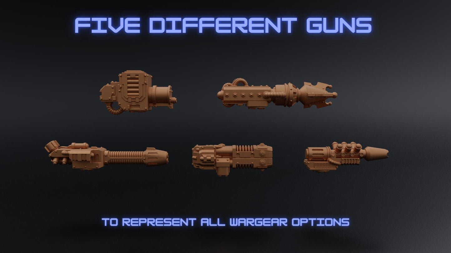 Security Cyborg Kit - Proxy Models for Horus Heresy Miniatures