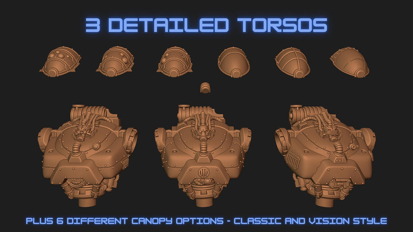 Castle Pattern Robot Kit - Proxy Models for Horus Heresy Miniatures