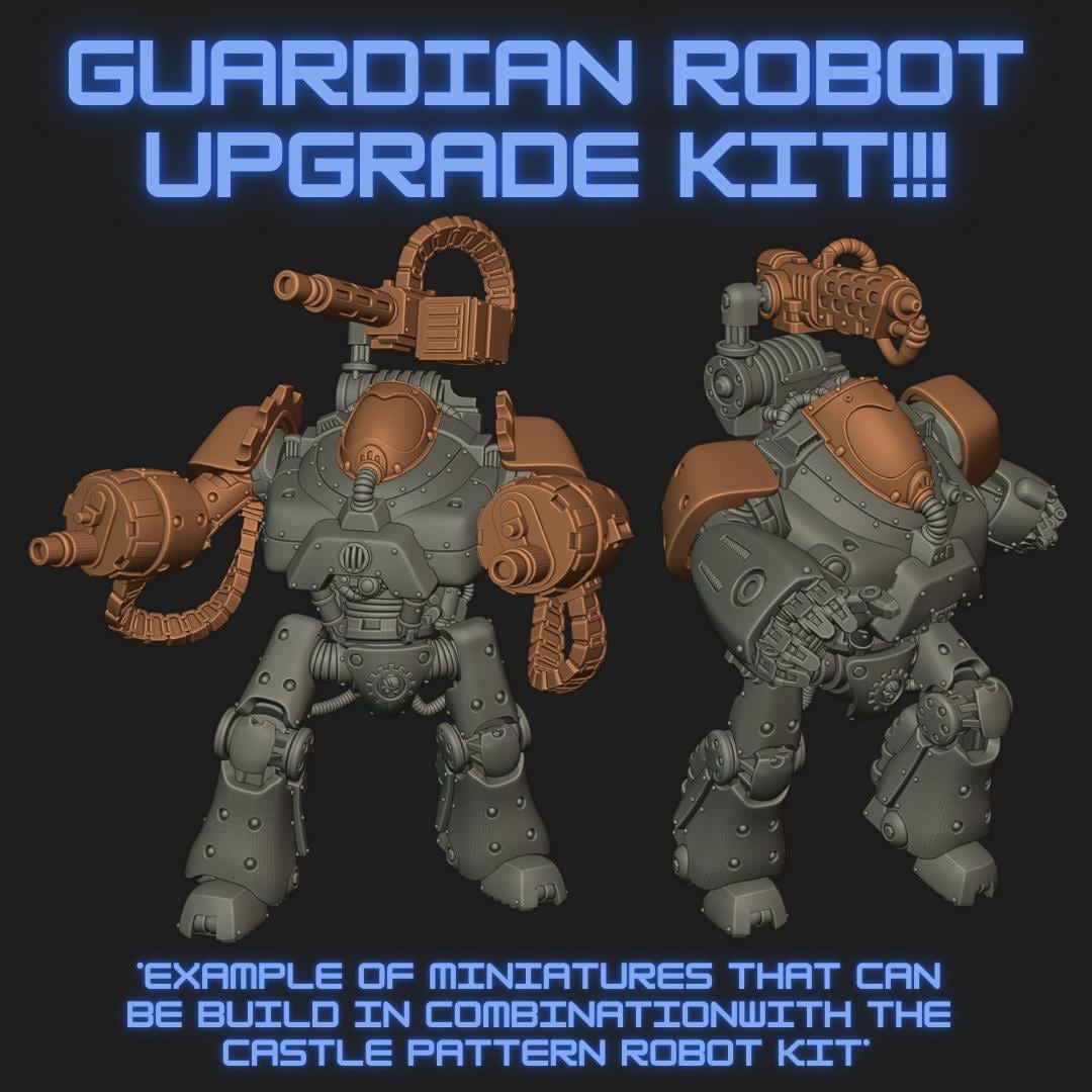 Castle Pattern Robot Kit - Proxy Models for Horus Heresy Miniatures