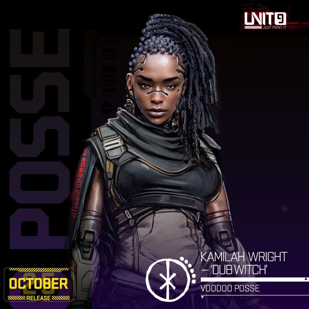 Voodoo Posse - Kamilah “Dub Witch” Wright by Unit9