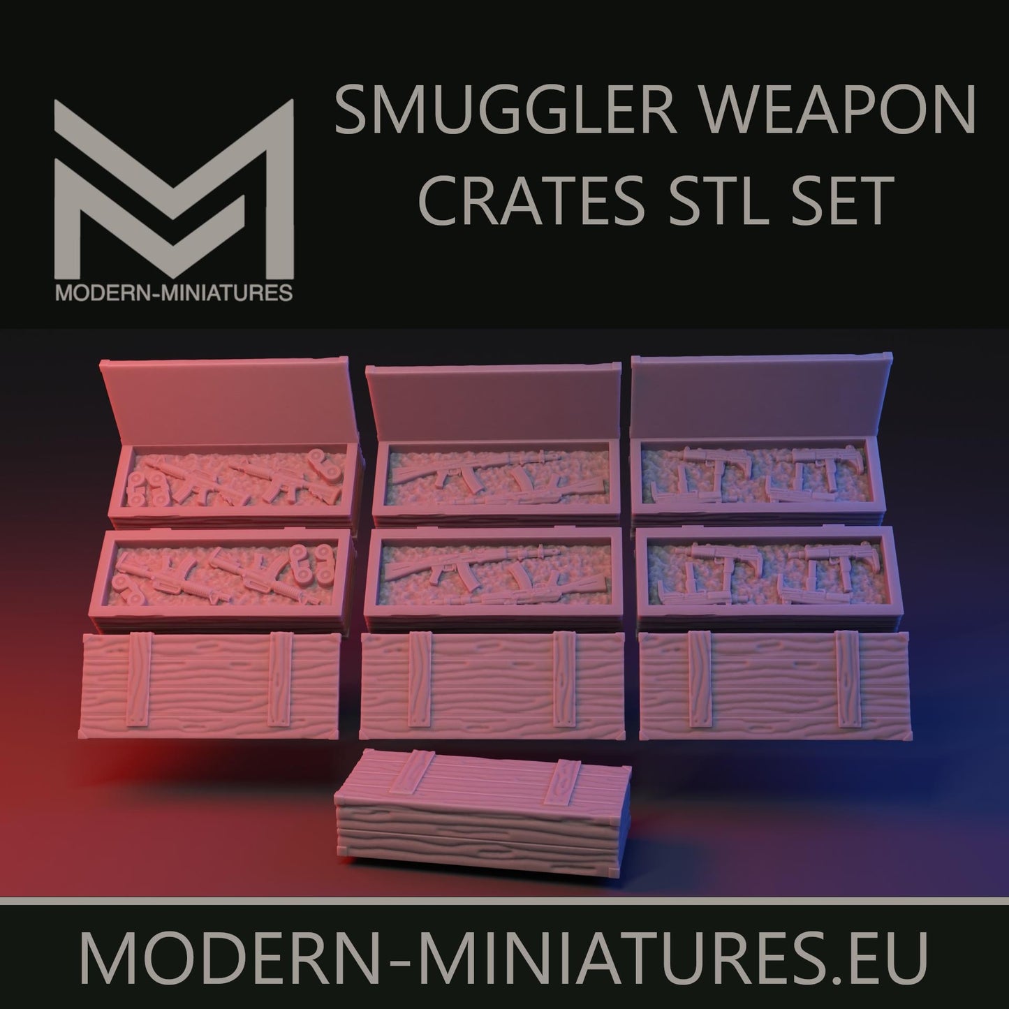 Smugglers Crates #2 by Modern-Miniatures.eu