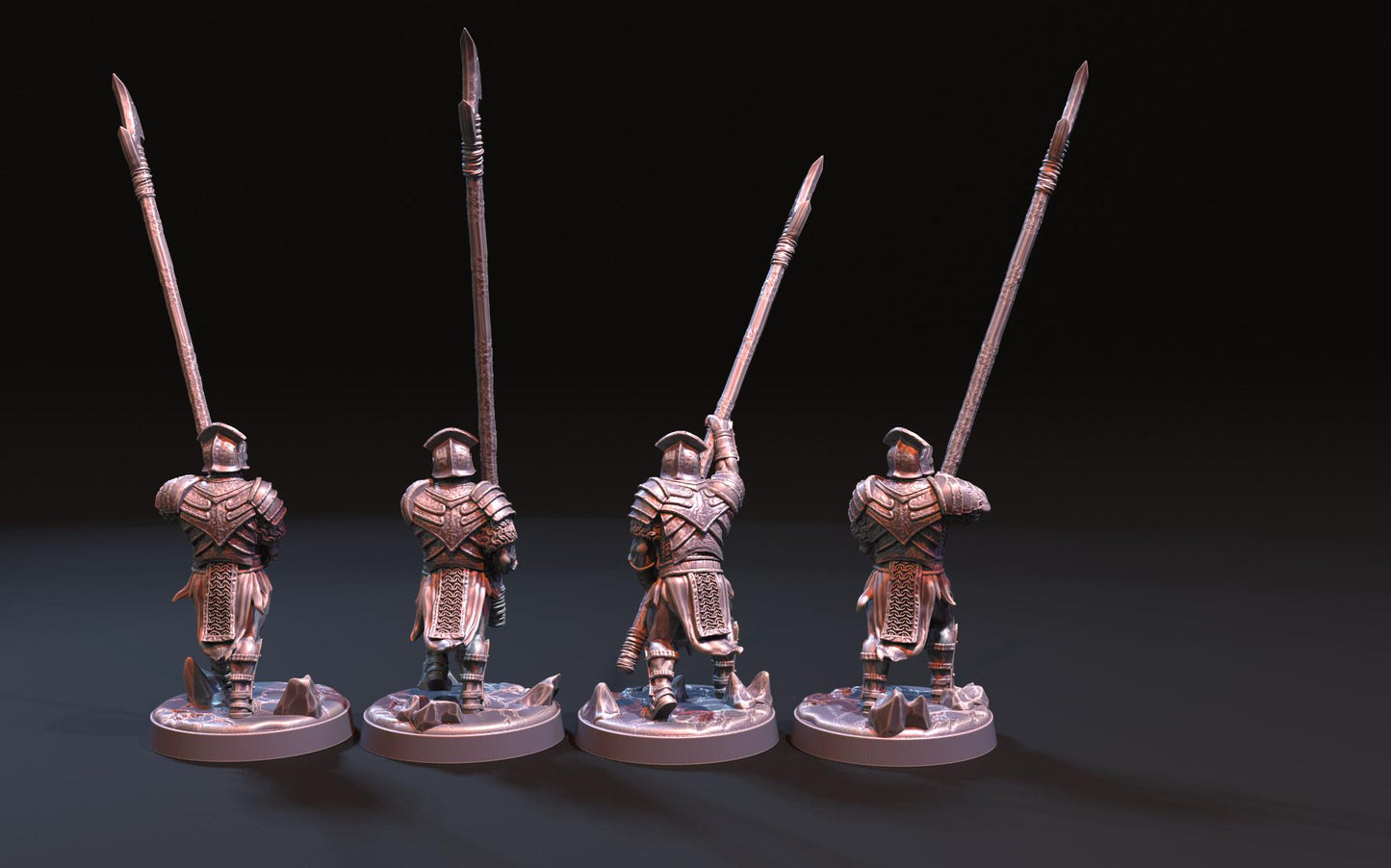 Orc-Kai Spearmen - Proxy Models for Middle Earth