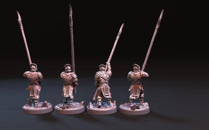 Orc-Kai Spearmen - Proxy Models for Middle Earth