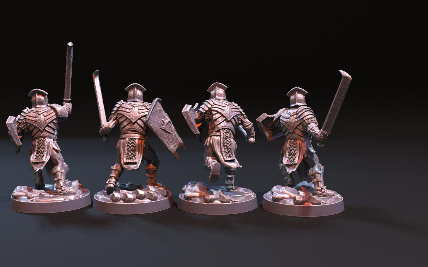 Orc-Kai Shieldmen - Proxy Models for Middle Earth