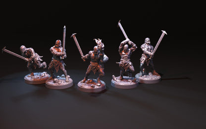 Orc-Kai Black Berserkers - Proxy Models for Middle Earth