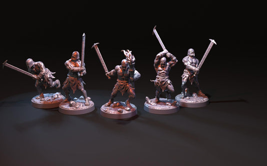 Orc-Kai Black Berserkers - Proxy Models for Middle Earth