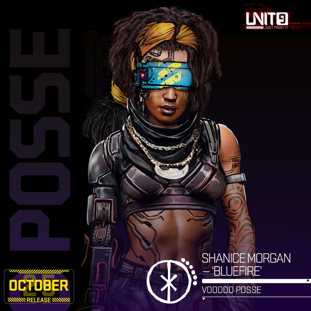 Voodoo Posse - Shanice “Bluefire” Morgan by Unit9