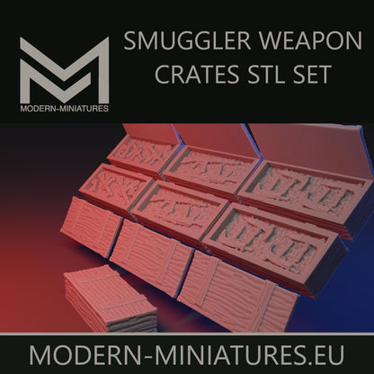 Smugglers Crates #2 by Modern-Miniatures.eu