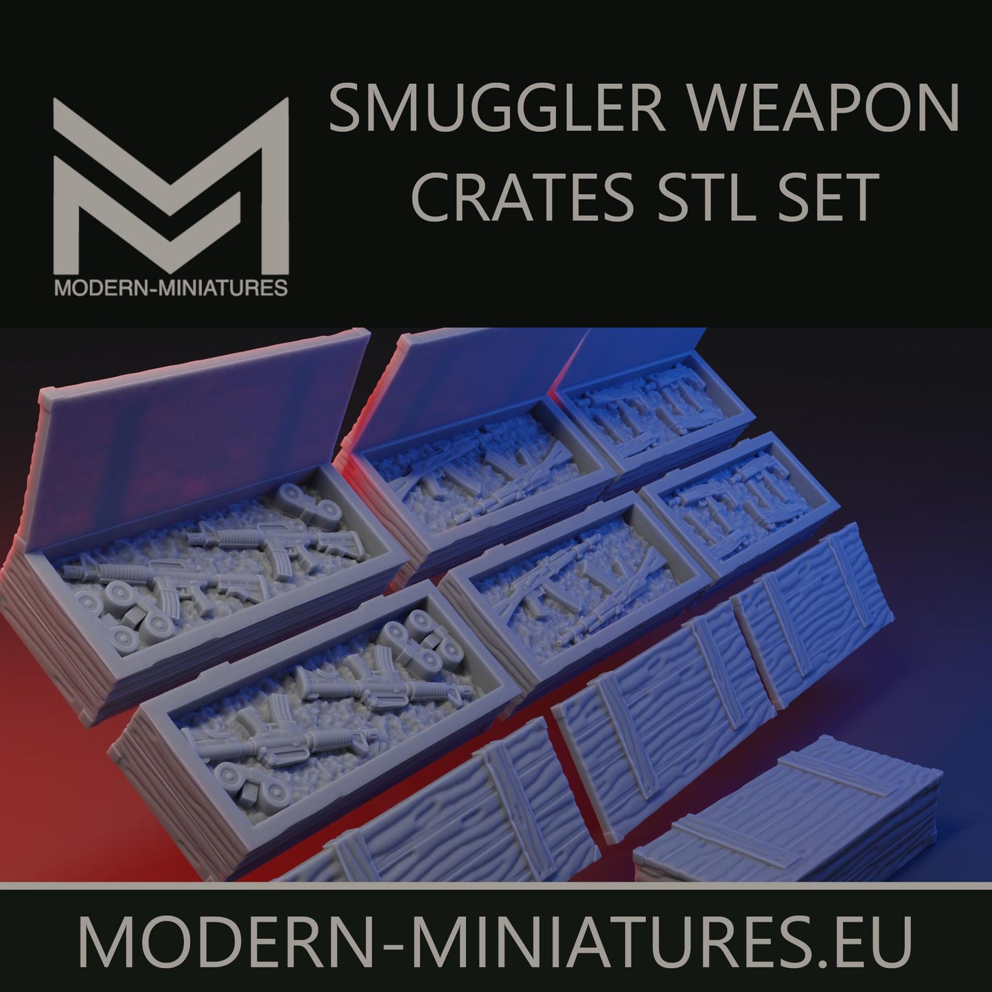 Smugglers Crates #2 by Modern-Miniatures.eu