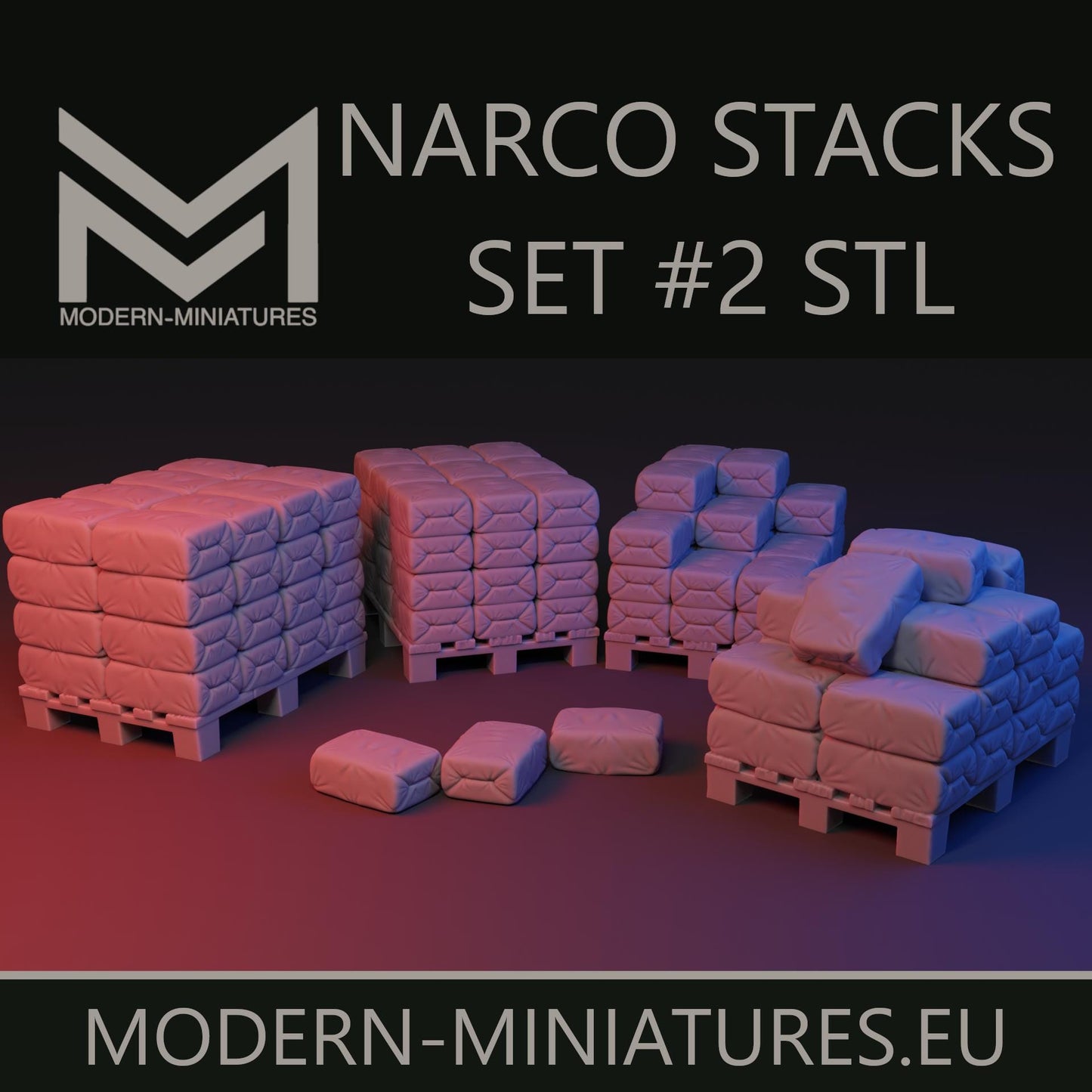 Narco Stacks #2 by Modern-Miniatures.eu