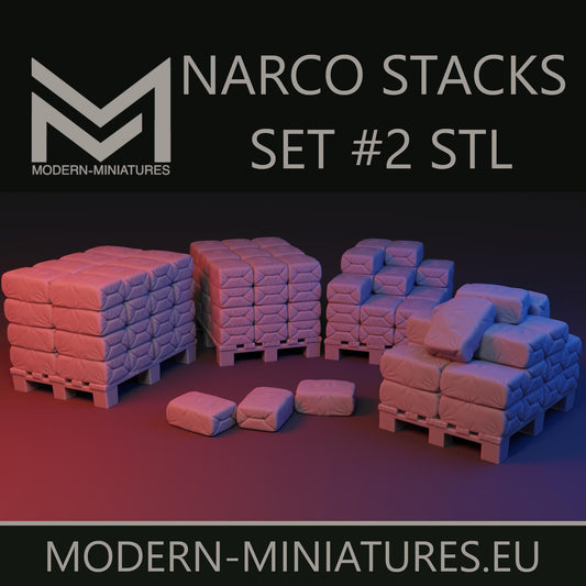 Narco Stacks #2 by Modern-Miniatures.eu