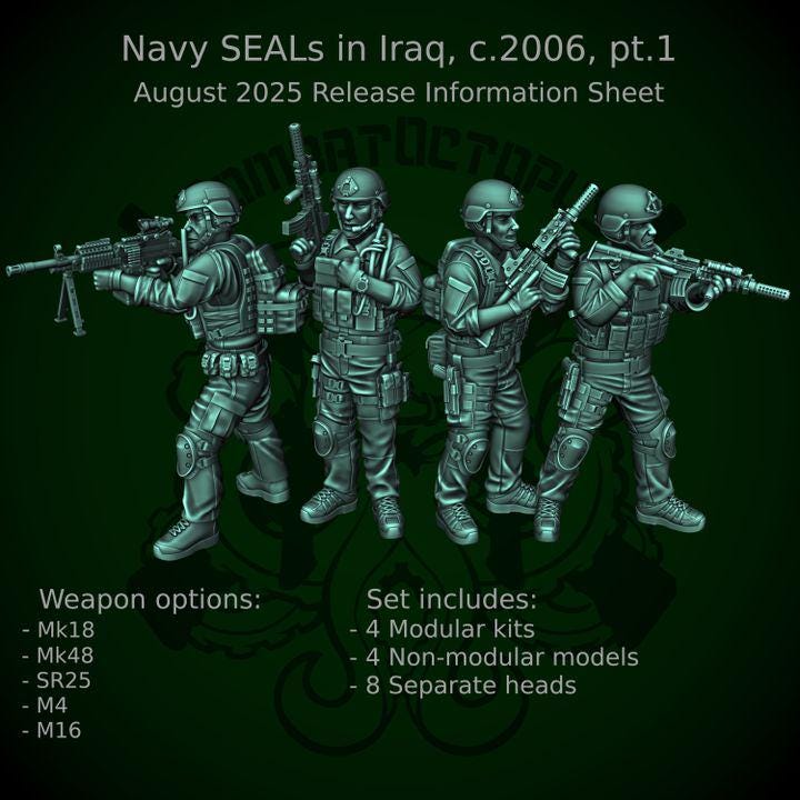 Combat Octopus - Navy Seals in Iraq C.2006 pt1 August 2025 Monopose
