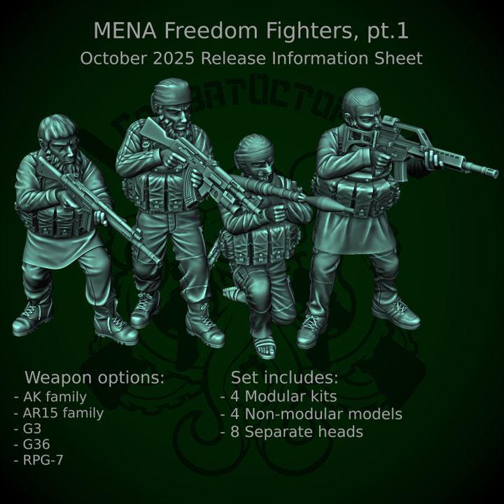 Combat Octopus - MENA Freedom Fighters pt1 October 2025 Monopose