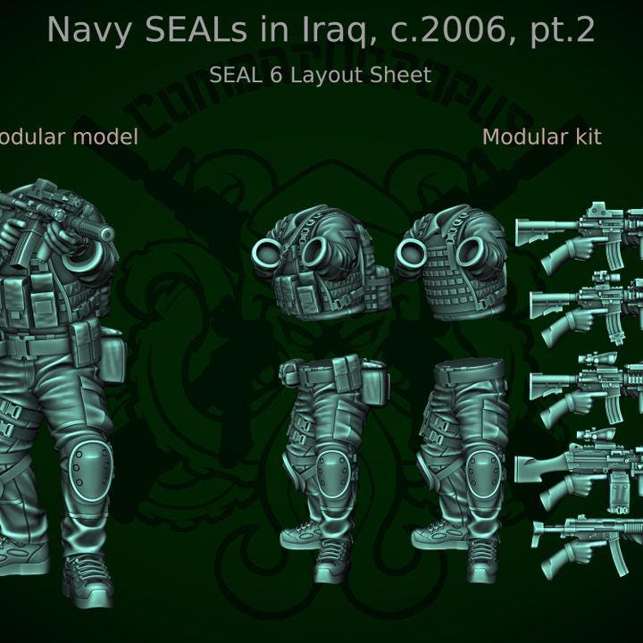 Combat Octopus - Navy Seals in Iraq C.2006 pt2 September 2025 Monopose
