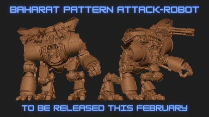 Juggernaut Pattern Attack Robot - Proxy Models for Horus Heresy Miniatures
