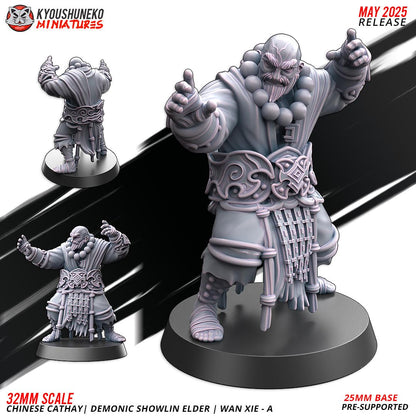 Kyoushuneko Miniatures - Demonic Showlin Elder Wan Xie