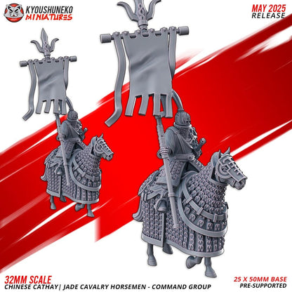 Kyoushuneko Miniatures - Jade Cavalry Spear and Shield