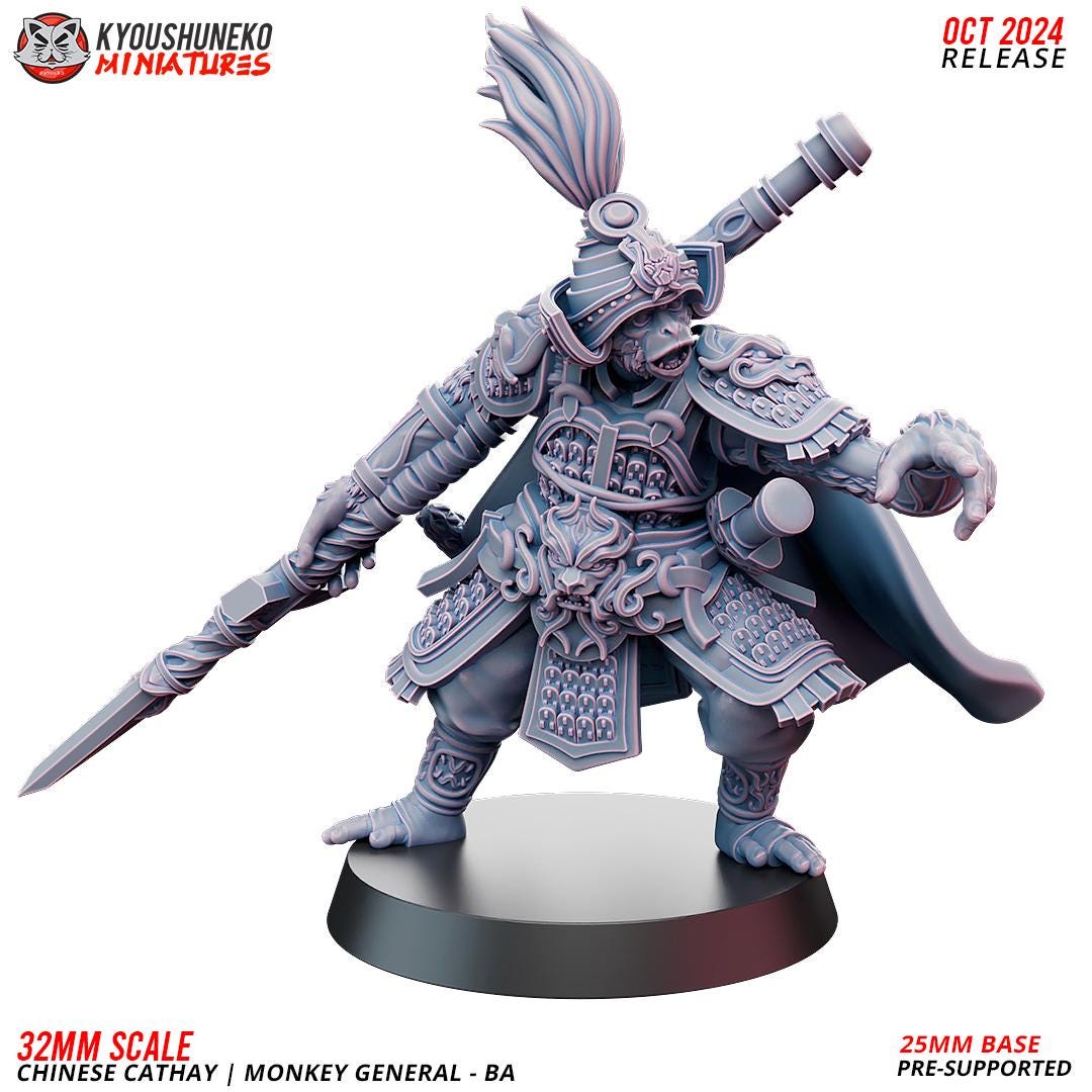 Kyoushuneko Miniatures - Monkey General Ba