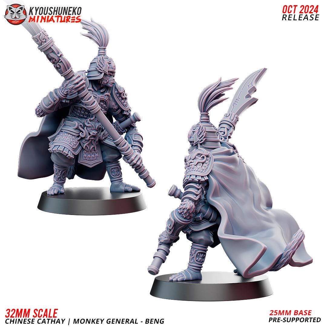 Kyoushuneko Miniatures - Monkey General Beng