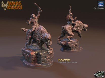 Warg Rider Command - Proxy Models for Middle Earth