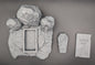 Layered Industries Wargame Terrain Set featuring rocky formations and a textured base for tabletop gaming